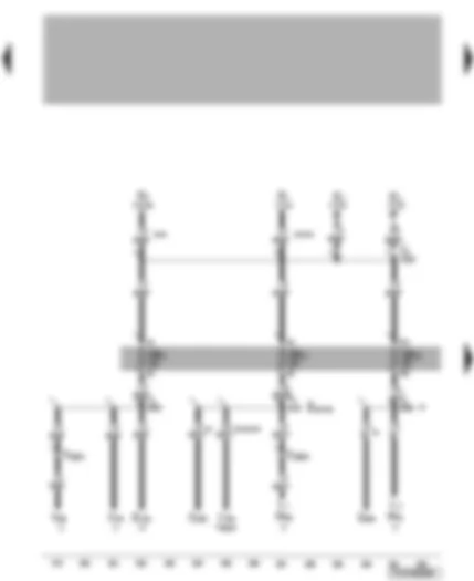 Wiring Diagram  VW TRANSPORTER 2009 - Fuses S293 - S294 - SB4 - SB5 and SB27