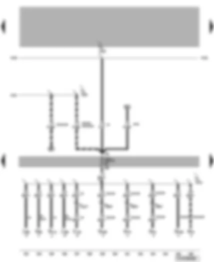 Wiring Diagram  VW TRANSPORTER 2009 - Fuse SD10