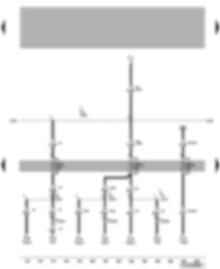 Wiring Diagram  VW TRANSPORTER 2009 - Fuses SD8 and SD31