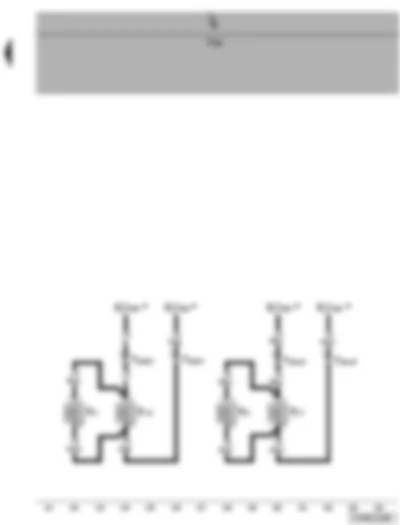 Wiring Diagram  VW TRANSPORTER 2009 - Control unit with display for radio and navigation system - rear loudspeaker
