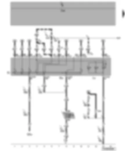 Wiring Diagram  VW TRANSPORTER 2006 - Light switch - front and rear fog light switch - fuses