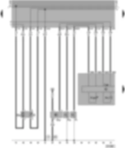 Wiring Diagram  VW TRANSPORTER 1998 - Dash panel insert - speedometer sender - oil pressure switch - fuel pump - fuel gauge sender