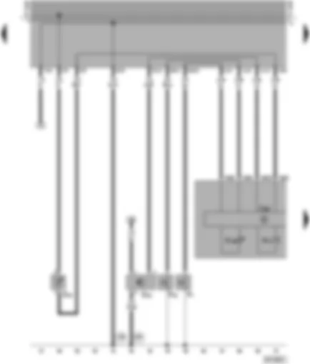 Wiring Diagram  VW TRANSPORTER 1997 - Dash panel insert - speedometer sender - oil pressure switch - coolant shortage indicator sender