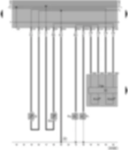 Wiring Diagram  VW TRANSPORTER 1997 - Dash panel insert - oil pressure switch - fuel gauge sender - coolant shortage indicator sender
