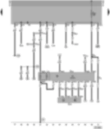 Wiring Diagram  VW TRANSPORTER 1997 - Tachograph