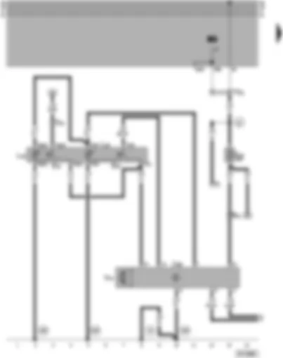 Wiring Diagram  VW TRANSPORTER 1998 - FL electric window control unit - driver