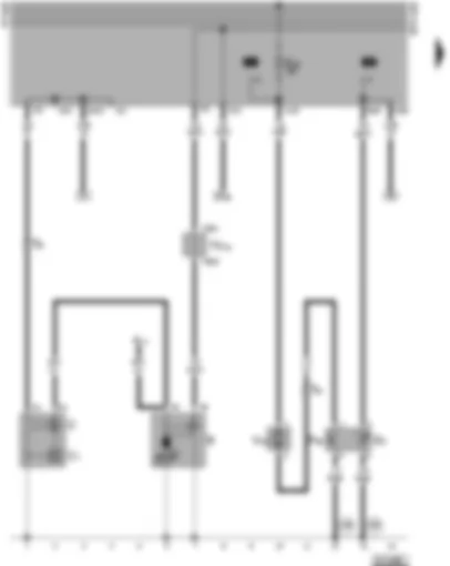 Wiring Diagram  VW TRANSPORTER 1998 - Alternator - starter - coolant run-on - coolant temperature gauge sender