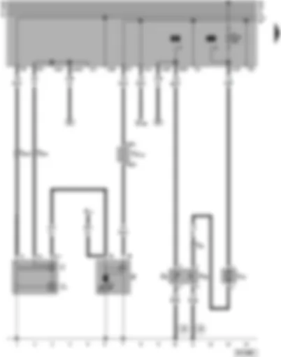 Wiring Diagram  VW TRANSPORTER 1998 - Alternator - starter - continued coolant circulation
