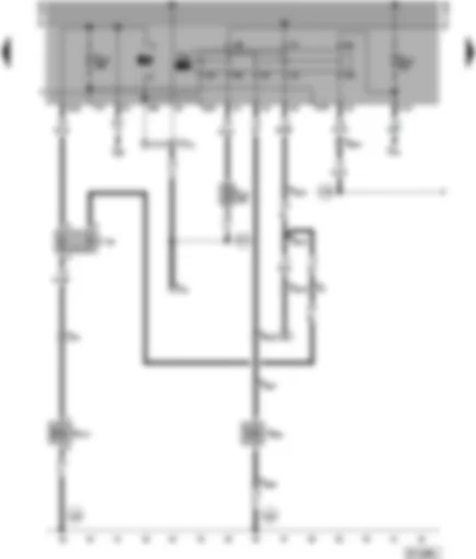 Wiring Diagram  VW TRANSPORTER 1996 - Magnetic coupling - idling speed boost