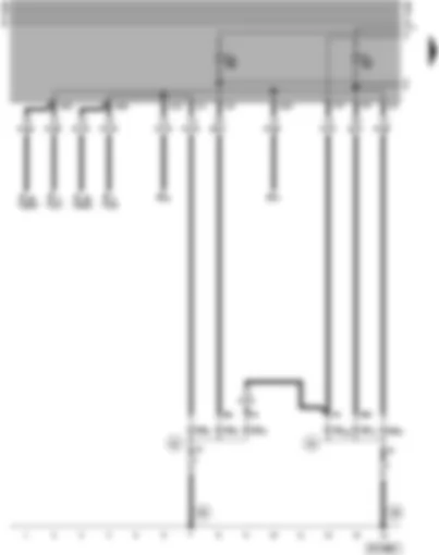 Wiring Diagram  VW TRANSPORTER 1998 - Tail lights - rear turn signals - brake light