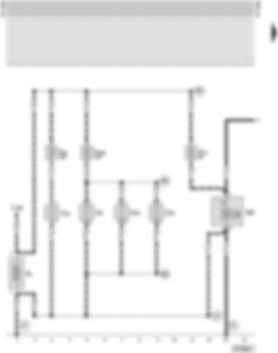 Wiring Diagram  VW TRANSPORTER 1998 - Second battery - sockets - fluorescent lights