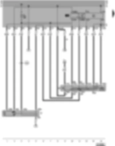 Wiring Diagram  VW TRANSPORTER 1998 - Windscreen wipe/washer system