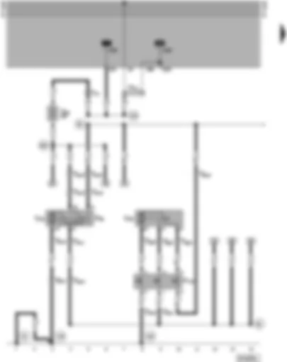 Wiring Diagram  VW TRANSPORTER 1998 - Central locking driver