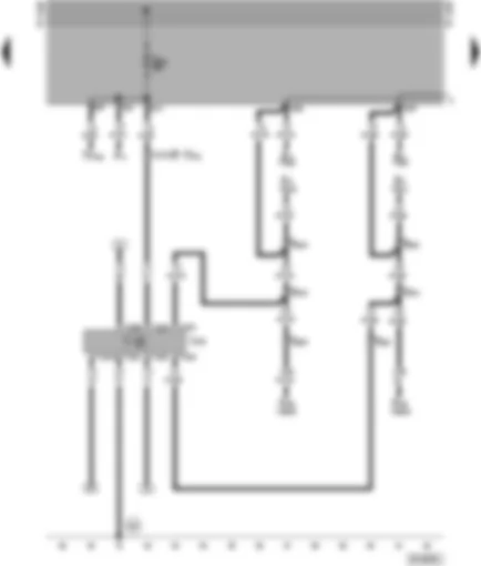 Wiring Diagram  VW TRANSPORTER 1998 - Central locking remote control - control unit