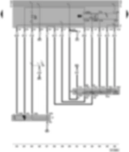 Электросхемa  VW TRANSPORTER 1999 - Стеклоочиститель и стеклоомыватель