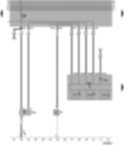 Wiring Diagram  VW TRANSPORTER 1999 - Dash panel insert - speedometer sender - oil pressure and coolant warning - glow period warning lamp - buzzer/gong