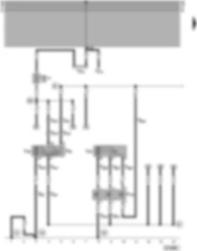 Wiring Diagram  VW TRANSPORTER 2000 - Central locking for driver