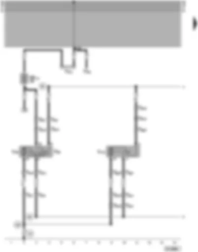 Wiring Diagram  VW TRANSPORTER 2000 - Central locking for driver