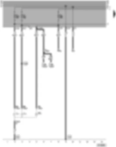 Wiring Diagram  VW TRANSPORTER 2003 - Headlight and side lights - left