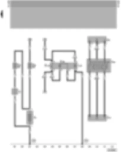 Wiring Diagram  VW TRANSPORTER 2000 - Second battery - roof ventilator switch - 220 Volt socket