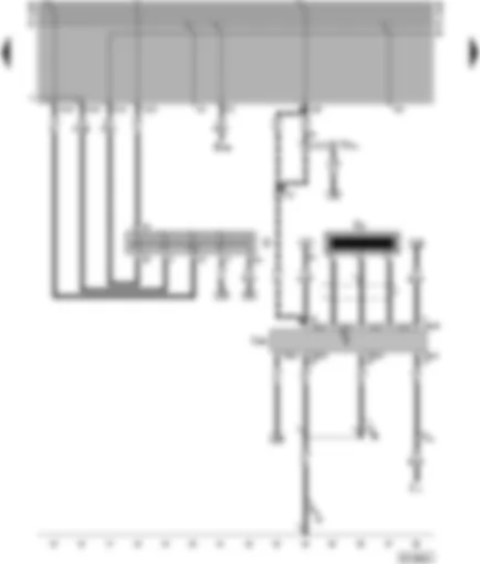 Электросхемa  VW TRANSPORTER 1999 - Выключатель стартера/зажигания - иммобилайзер