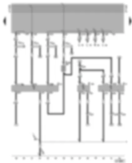 Wiring Diagram  VW TRANSPORTER 2000 - Taximeter - two-way radio - switch for silent and acoustic alarm - taximeter fuse and two-way radio