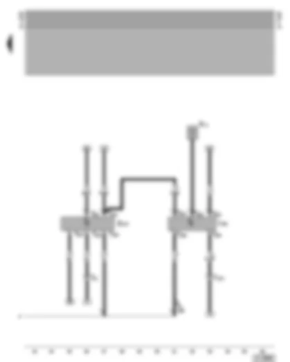 Wiring Diagram  VW TRANSPORTER 2002 - Interior light switch - radio receiver isolation relay /two-way radio relay - interface taxameter-roof illumination