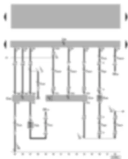 Электросхемa  VW TRANSPORTER 2008 - Блок управления Climatronic - передний датчик регулирования вентилятора (Bitron) - фотодатчик интенсивности солнечного излучения - датчик температуры хладагента - передний электродвигатель регулирования вентилятора (Bitron)