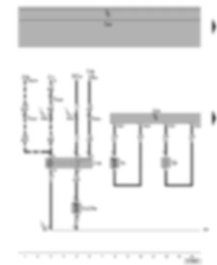 Wiring Diagram  VW TRANSPORTER 2004 - Heater control unit - residual heat relay - circulation pump - glow plug for heater - combustion air blower