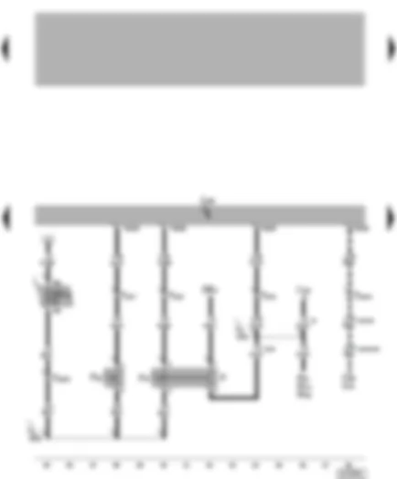 Электросхемa  VW TRANSPORTER 2004 - Блок управления системы впрыска дизельного двигателя - выключатель педали тормоза для круиз-контроля/системы впрыска дизельного двигателя - выключатель стоп-сигнала - выключатель педали сцепления