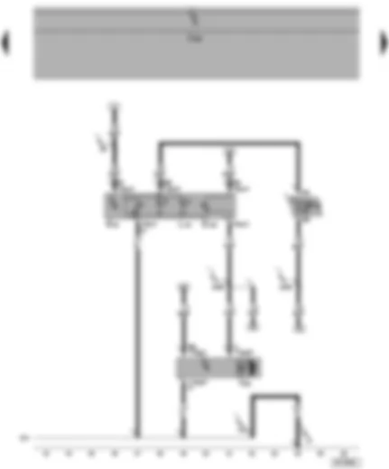 Wiring Diagram  VW TRANSPORTER 2004 - Fuse - headlight range control regulator - right headlight range control motor - illumination regulators - switches and instruments