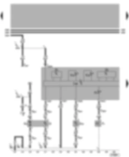 Wiring Diagram  VW TRANSPORTER 2004 - Dash panel insert - oil pressure switch - fuel pump - fuel gauge sender - coolant shortage indicator sender - warning lamps