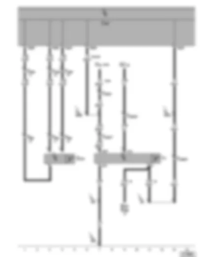 Wiring Diagram  VW TRANSPORTER 2005 - Automatic anti-dazzle interior mirror - rain sensor