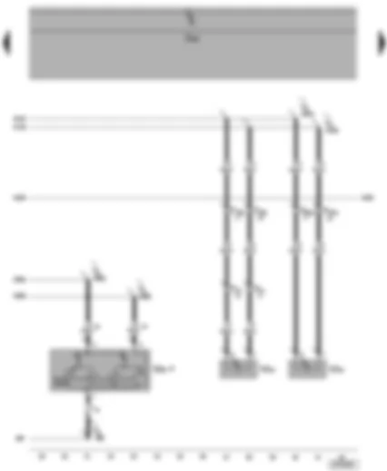 Электросхемa  VW TRANSPORTER 2004 - Плафон освещения задней части салона - плафон подсветки заднего порога левый и правый