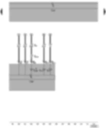 Wiring Diagram  VW TRANSPORTER 2004 - Main beam warning lamp - rear fog light and day driving light