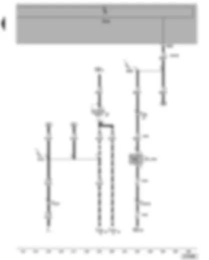 Wiring Diagram  VW TRANSPORTER 2004 - Onboard power supply control unit - brake light switch - reversing light switch
