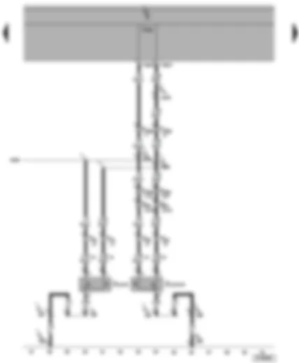 Электросхемa  VW TRANSPORTER 2004 - Выключатель освещения багажного отсека (только для а/м с задними распашными дверями)