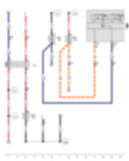 Wiring Diagram  VW TRANSPORTER 2016 - Gearbox oil temperature sender - Temperature sender in control unit - Starter inhibitor relay - Mechatronic unit for dual clutch gearbox - Fuse 5 on fuse holder B - Fuse 23 on fuse holder C - Fuse 24 on fuse holder B