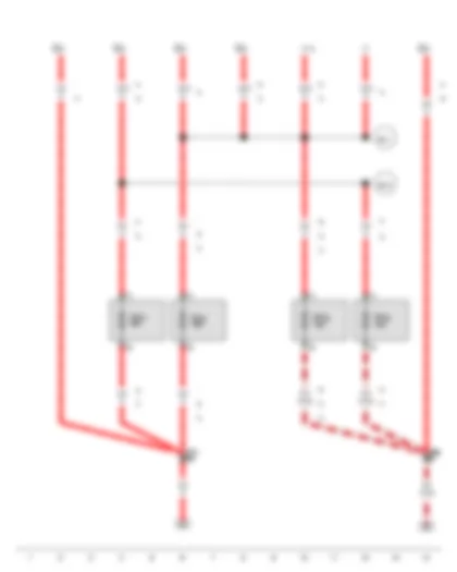 Wiring Diagram  VW TRANSPORTER 2017 - Battery isolation relay - Second battery charging circuit relay - Fuse 25 in fuse holder H - Fuse 27 in fuse holder H