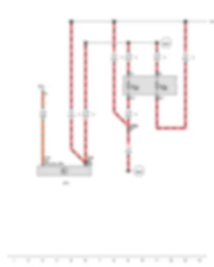 Wiring Diagram  VW TRANSPORTER 2017 - Onboard supply control unit - Fuse 5 on fuse holder C - Fuse 19 on fuse holder C - Fuse 20 on fuse holder C