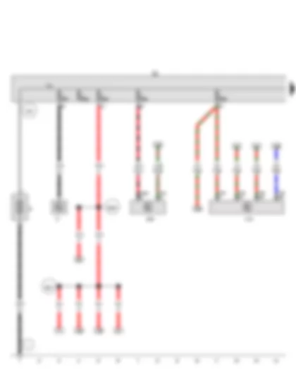Wiring Diagram  VW UP 2014 - Fuse holder A
