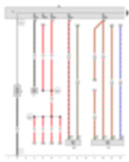 Wiring Diagram  VW UP 2015 - Fuse holder A