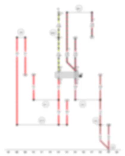 Wiring Diagram  VW UP 2016 - X-contact relief relay