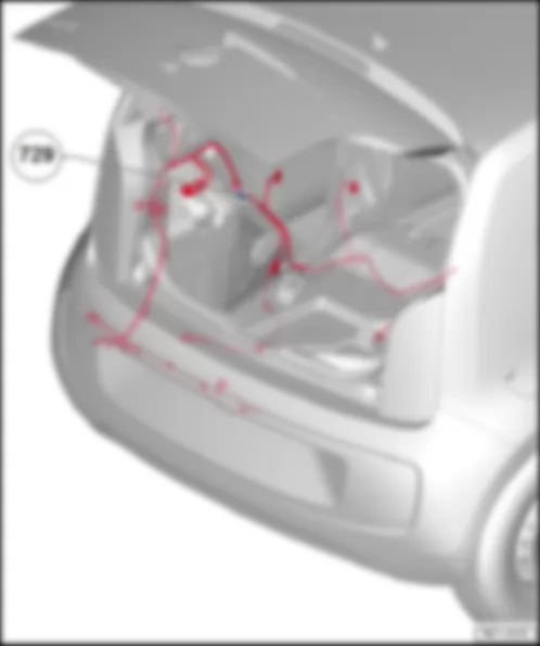 VW UP 2015 Engine compartment earth points