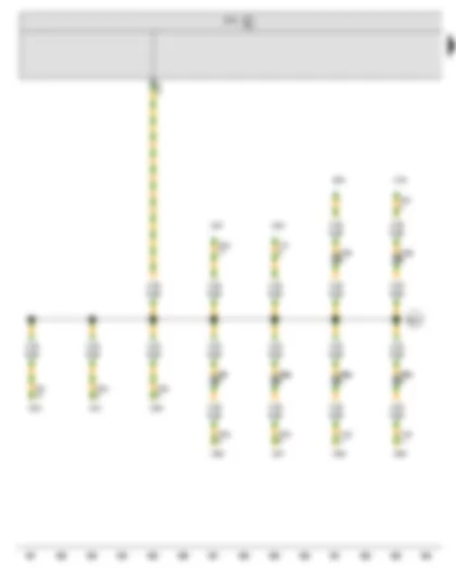 Wiring Diagram  VW VENTO 2005 - Connection 1 (convenience CAN bus - high) - in main wiring harness