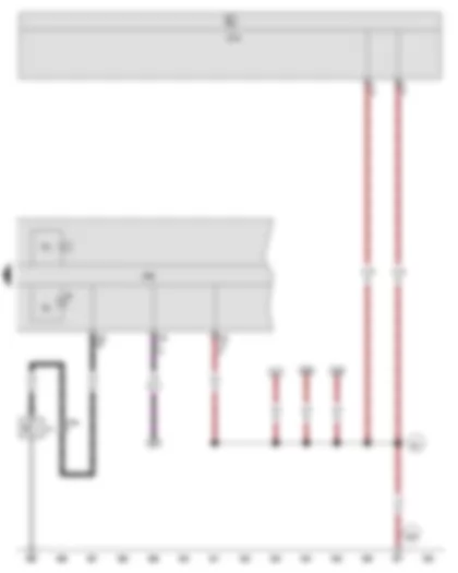Wiring Diagram  VW VENTO 2010 - Control unit in dash panel insert