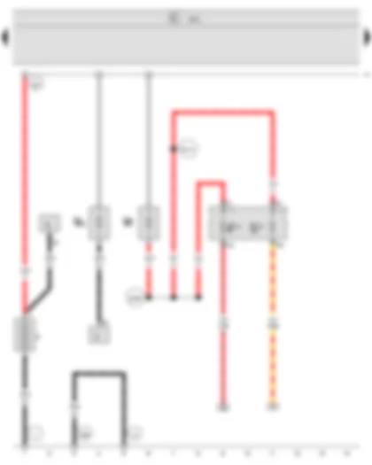 Wiring Diagram  VW VENTO 2010 - Battery - Starter - Alternator - Onboard supply control unit