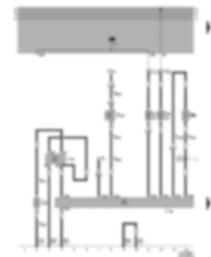 Wiring Diagram  VW VENTO 1995 - Fuses - heater control unit - control unit for glow plug regulation - glow plug