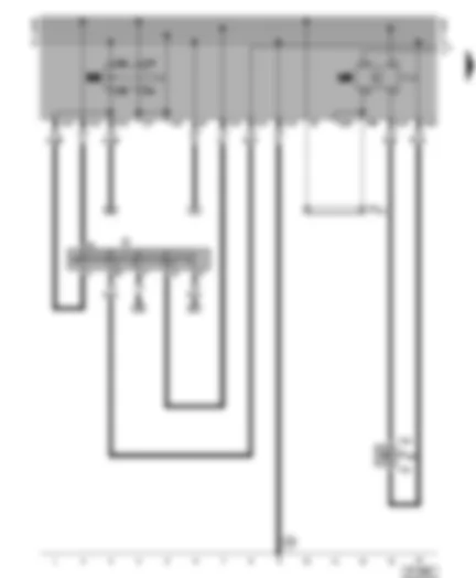 Wiring Diagram  VW VENTO 1995 - Ignition/starter switch - vacuum pump relay - brake servo vacuum switch