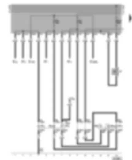 Wiring Diagram  VW VENTO 1995 - Tail lights